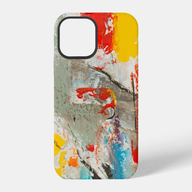 Coque iPhone Peinture abstraite (Verso)