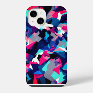 Coque Pour iPhone 14 Peinture abstraite colorée avec tourbillons et spi