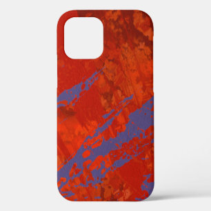 Coque iPhone 12 Peinture Abstraite. Encre image artisanale. Art mo