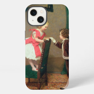 Etui iPhone 13 Peinture Classique Vintage d'Enfants Victoriennes