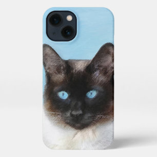 Etui iPhone 13 Peinture de chats de Siamese - Cute Original Cat A