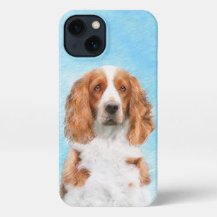 Etui iPhone 13 Peinture d'espagnol Welsh Springer - Art original 