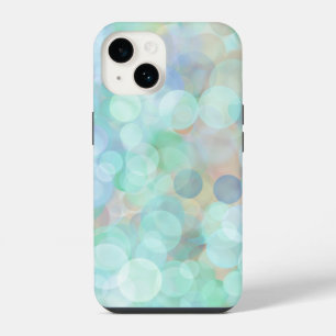 Coque Pour iPhone 14 Peinture numérique abstraite bleue versée