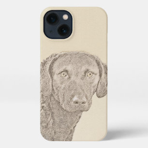 Etui iPhone 13 Peinture originale de chien par Retriever de Chesa