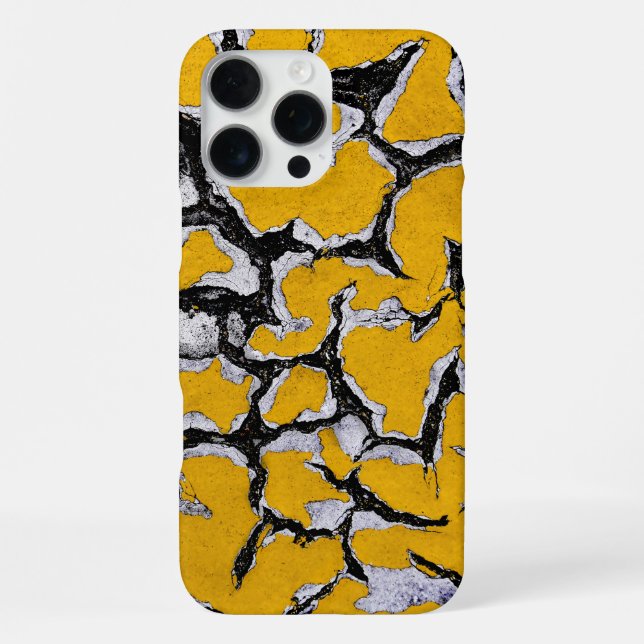 Coque iPhone Peinture roulotte jaune cramé (Verso)