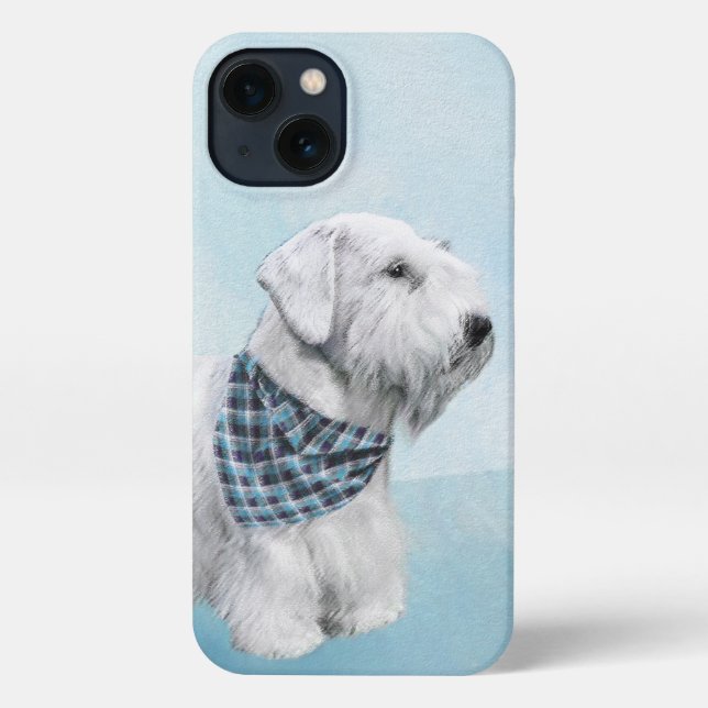 Coque iPhone Peinture Sealyham Terrier - Cute Original Chien Ar (Verso)