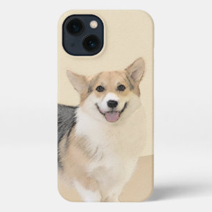 Etui iPhone 13 Pembroke Welsh Corgi Peinture - Art Chien original