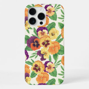 Coque iPhone 16 Pro Max Pensées sur fond blanc cassé
