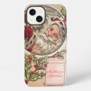 Etui iPhone 13 Père Noël avec Bell et Holly