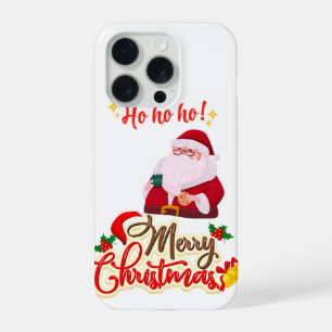 Coque iPhone 15 Pro Père Noël cool