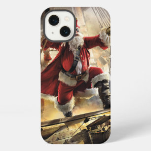 Etui iPhone 13 Père Noël pirate
