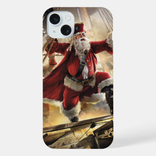 Coque iPhone 15 Plus Père Noël pirate