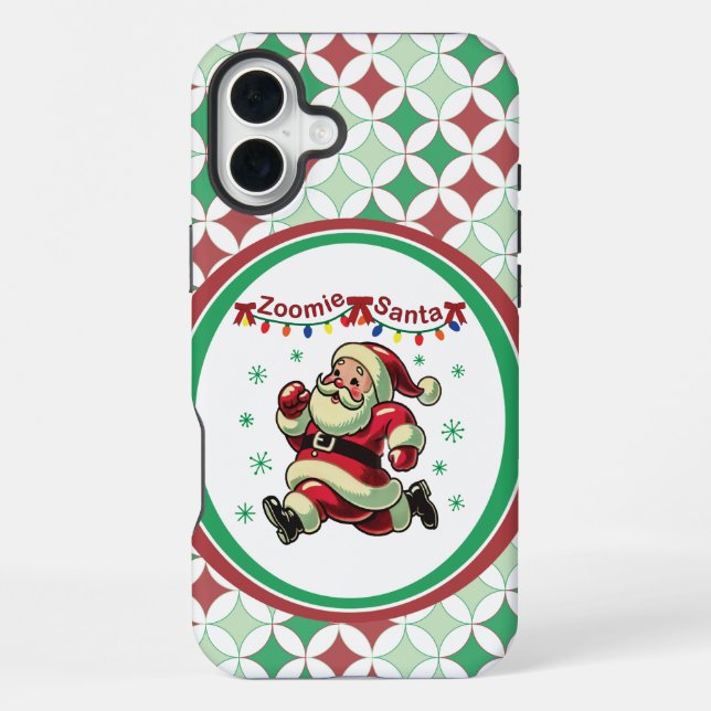 Coque iPhone Père Noël Zoomie Noël (Verso)
