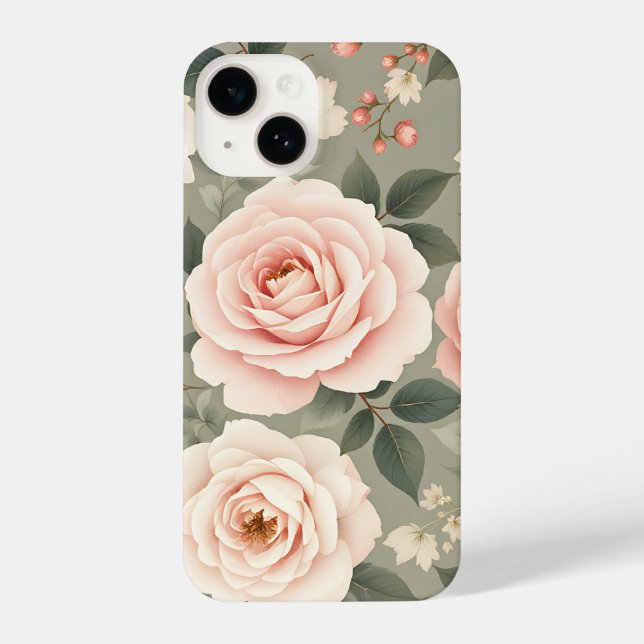 Coque iPhone Perfection pétale : Boîtier de téléphone floral vi (Verso)
