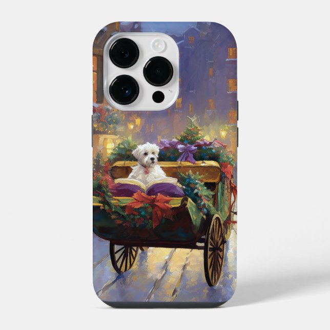 Coque iPhone Période de fêtes de Noël maltaise (Verso)