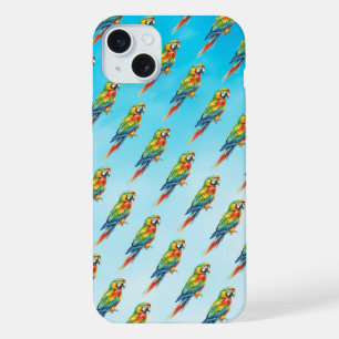 Coque iPhone 15 Plus Perroquet