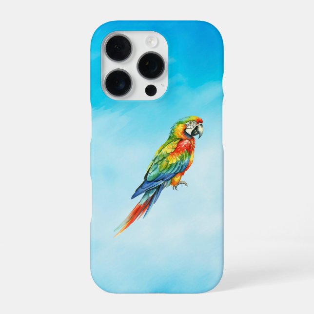 Coque iPhone Perroquet (Verso)