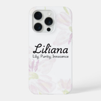 Coque iPhone 15 Pro Personalised Liliana Phone Case