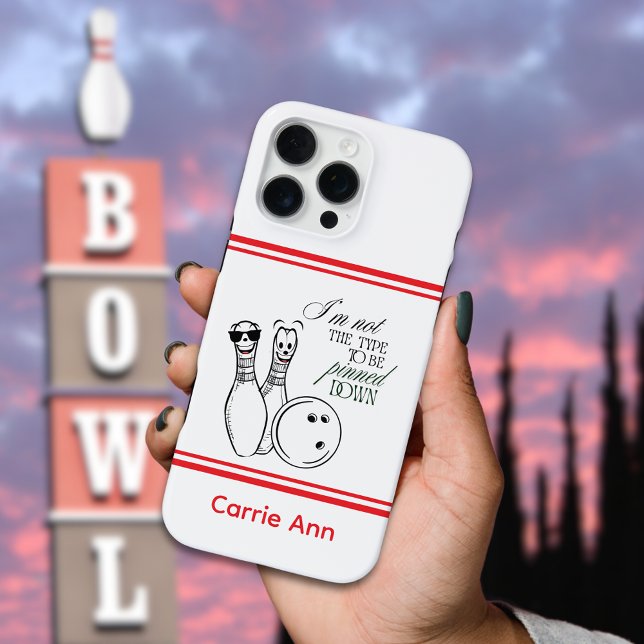 Coque iPhone Personalized Bowler Phone Case (Créateur téléchargé)