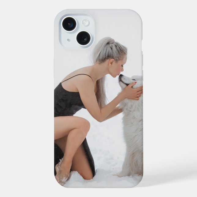 Coque iPhone Personalized iPhone Case with Custom Photo (Verso)