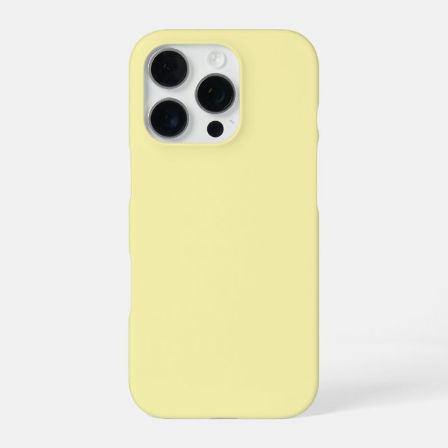 Coque iPhone Personalized Light yellow iPhone Case with Custom (Verso)