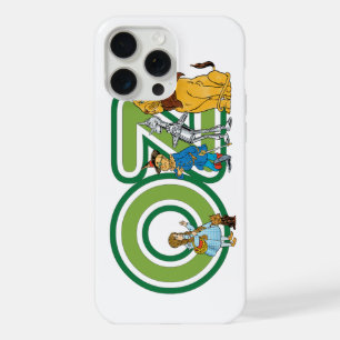 Coque iPhone 15 Pro Max Personnages vintage du Magicien d'Oz et lettres de