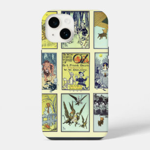 Coque Pour iPhone 14 Personnages vintage du Magicien d'Oz, Route de bri