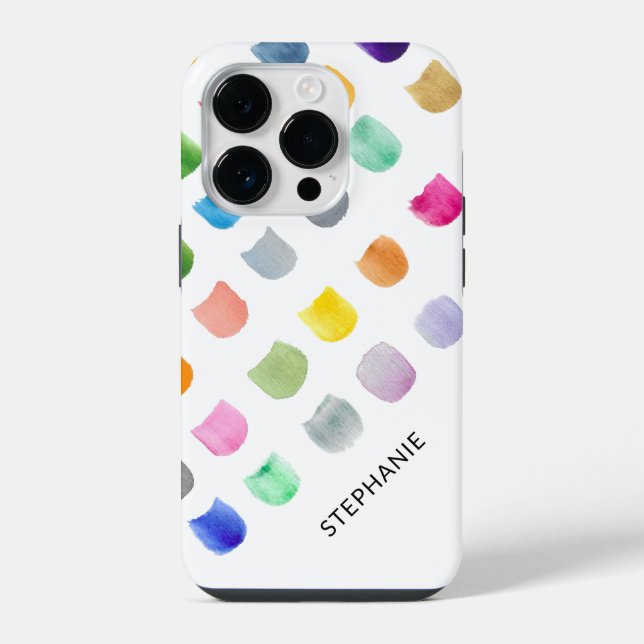 Coque iPhone Personnalisé Abstrait moderne (Verso)