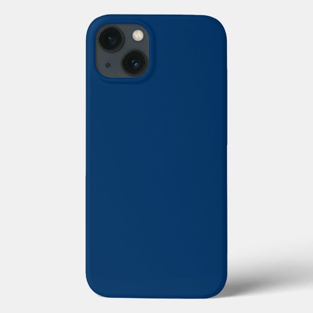 Coque iphone personnalisé bleu minuit (Verso)