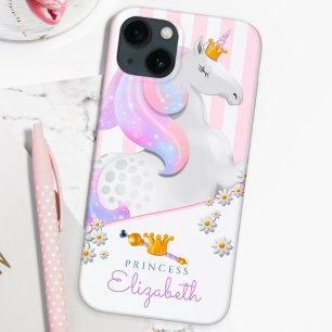 Etui iPhone 13 Personnalisé Coque-Mate de licorne rose magique