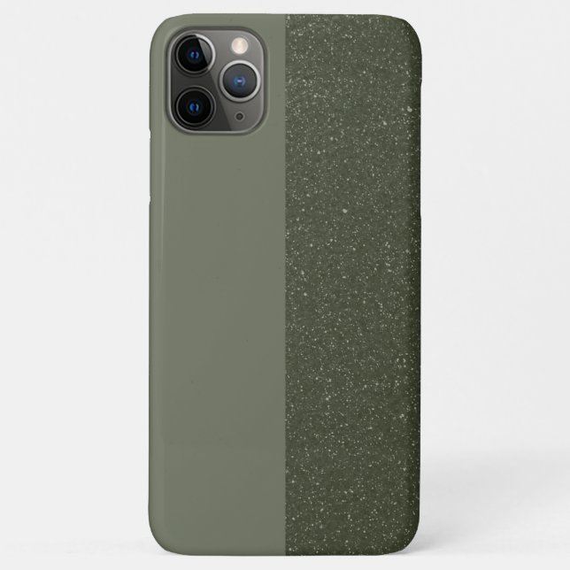 Coque iphone personnalisé dans les tons verts de m (Dos)