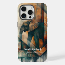 Personnalisé : Étui pour iPhone 15 Promax éléphant