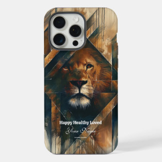 Coque iPhone 15 Pro Max Personnalisé : Étui Regal Lion pour iPhone 15 ProM