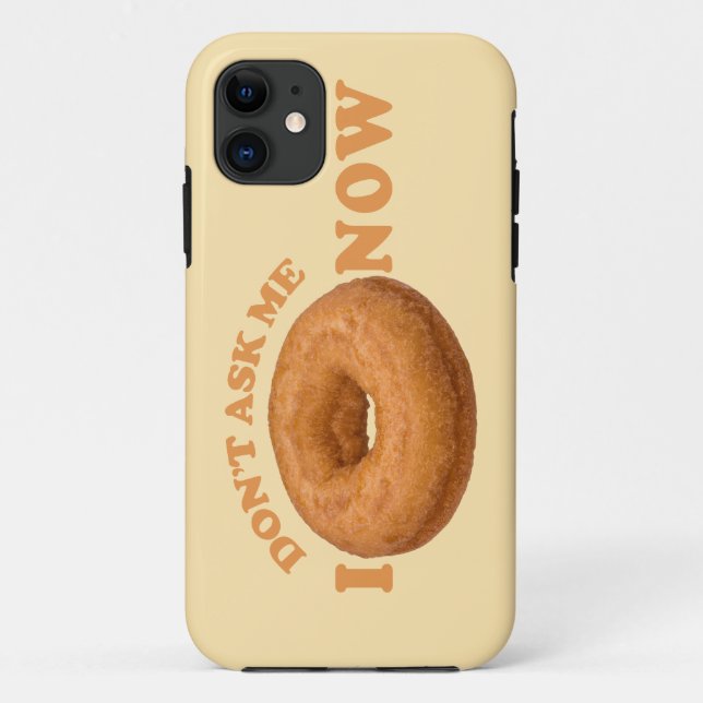 Coque iphone personnalisé Humour Donut (Dos)