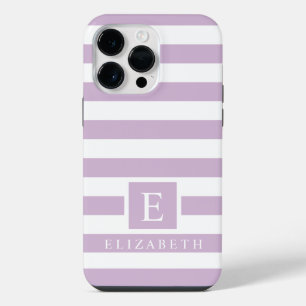 Coque Pour Pour iPhone 14 Pro Max Personnalisé Pastel Clair Purple Blancs doux