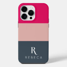 Personnalisé Trois Couleurs Bloc rose pâle Raspber