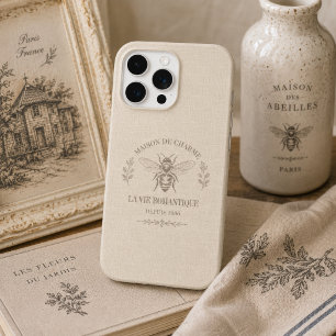 Coque iPhone 15 Pro Personnaliser le beige chaud vintage français camp