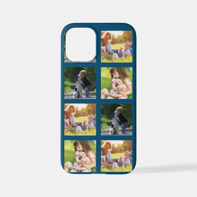 Coque iPhone Personnaliser le collage photo Coque-coque iphone  (Verso)