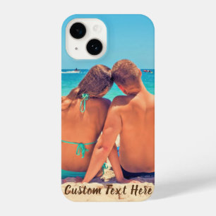 Coque Pour iPhone 14 Personnalisez vos photos préférées Design et nom d