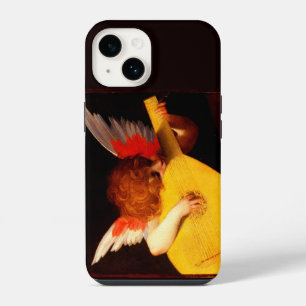 Coque Pour iPhone 14 PETIT ANGEL JOUER DE LA LUTE Musique Fabriquant Ch