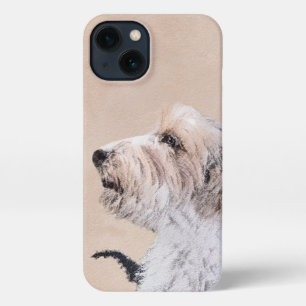 Etui iPhone 13 Petit Basset Griffon Vendéen Peinture - Chien Art