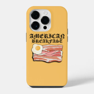 Coque Pour iPhone 14 Plus Petit déjeuner américain bacon oeuf juillet pique-