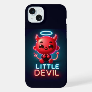 Coque iPhone 15 Plus Petit Diable Rouge Halloween