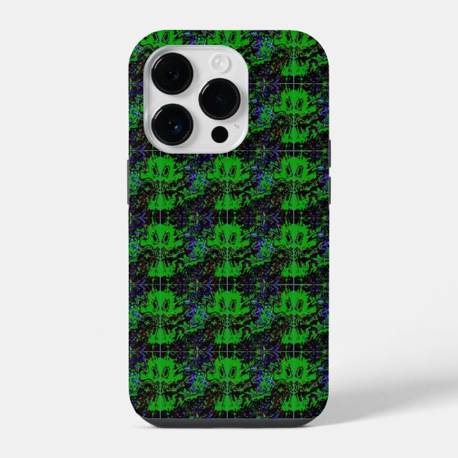 Coque iPhone Petit diable vert (Verso)