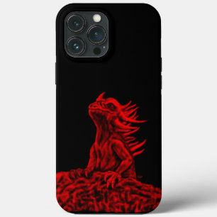 Etui iPhone 13 Pro Max Petit dragon rouge