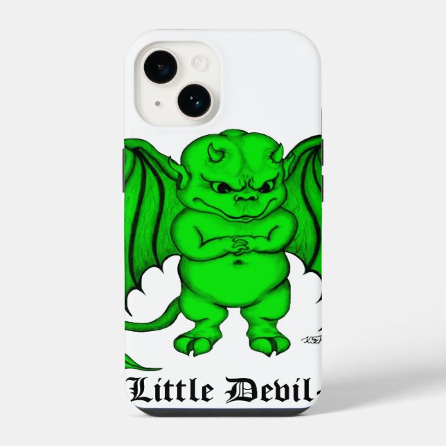 Coque iPhone Petit méchant diable (Verso)