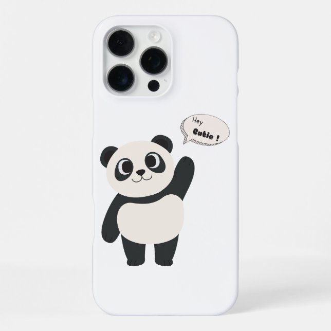 Coque iPhone Petit panda mignon  (Verso)