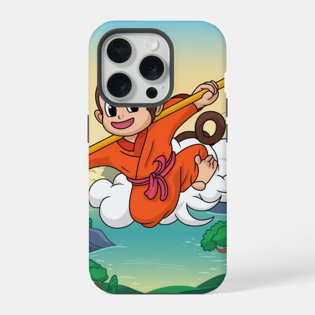 Coque iPhone Petit Wukong céleste (Verso)