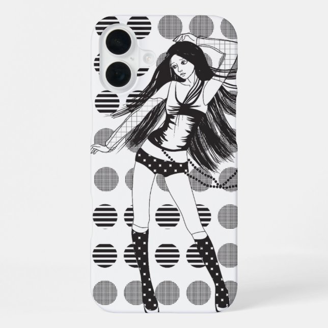 Coque iPhone Petite amie (Verso)
