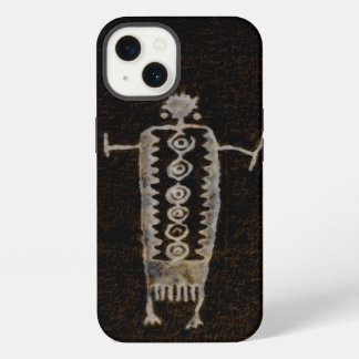 Etui iPhone 13 Pétroglyphe de chaman